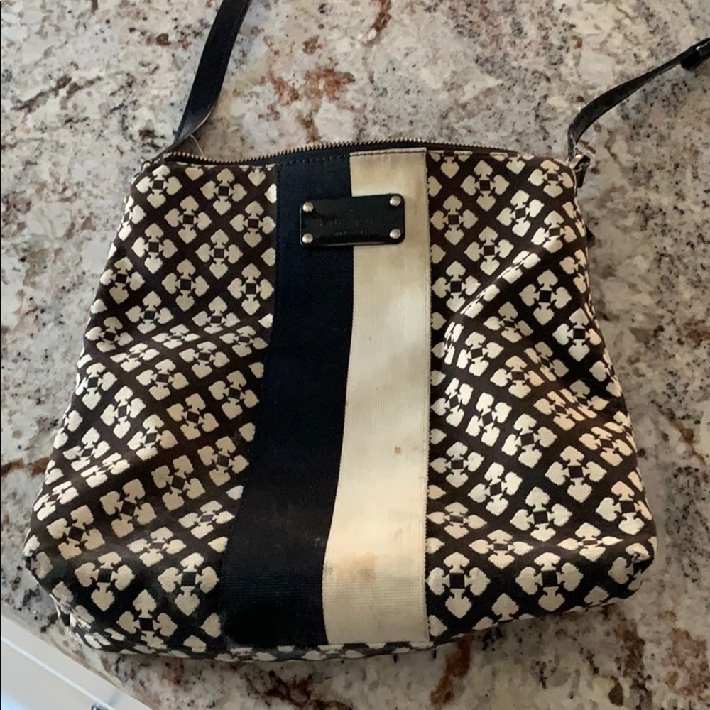 Kate Spade Black and White Crossbody